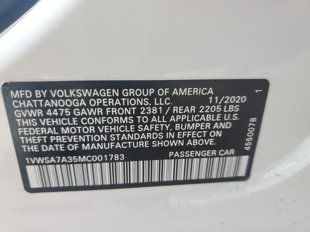 VOLKSWAGEN PASSAT SE