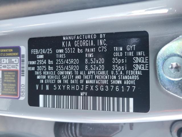 2025 KIA SORENTO EX #3308303236