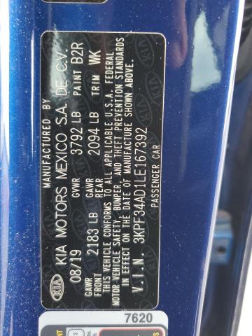 2020 KIA FORTE GT LINE #3281481982