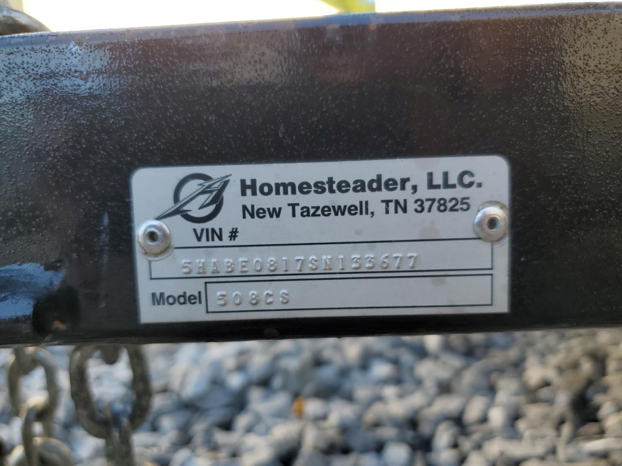Lot #3265318562 2025 HOMESTEADER UNKNOWN