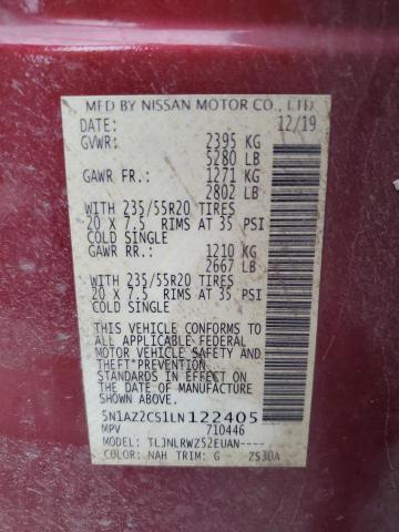 2020 NISSAN MURANO SL #3302787932