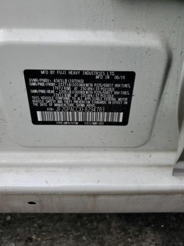 2015 SUBARU XV CROSSTR #3291726244