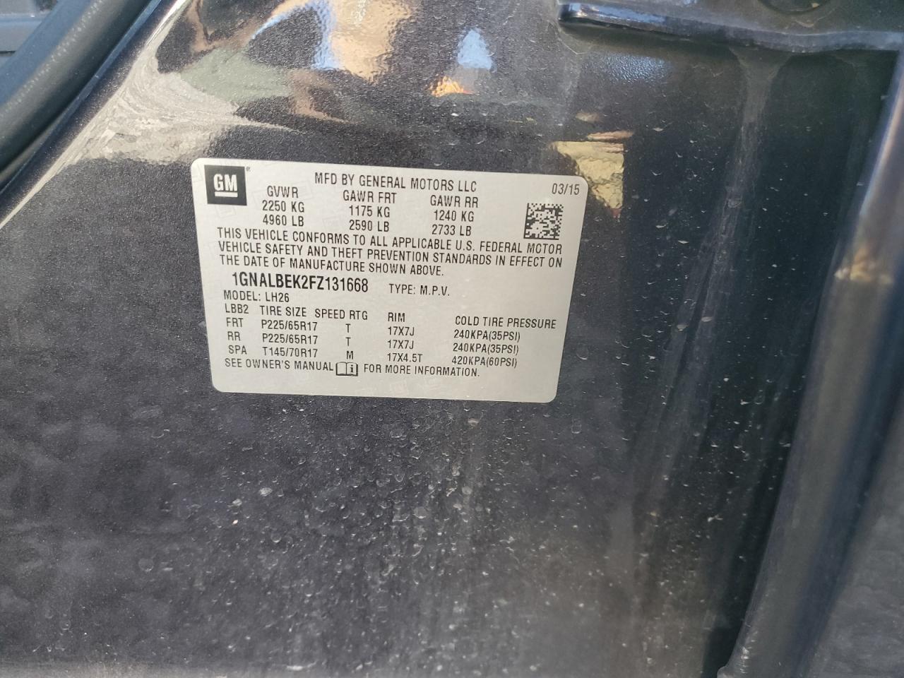 CHEVROLET EQUINOX LT