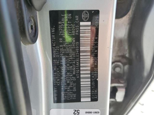 2020 TOYOTA CAMRY SE #3298094144