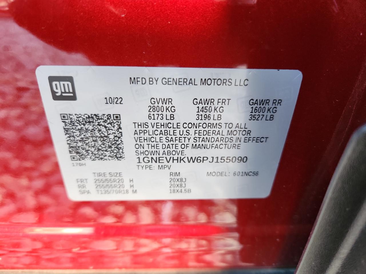 CHEVROLET TRAVERSE LT