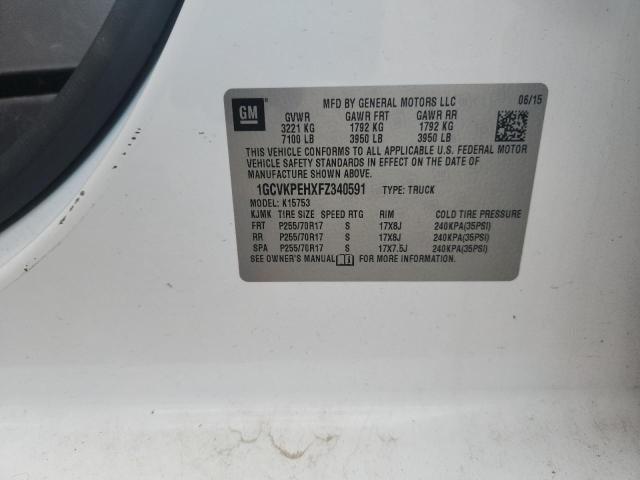 2015 CHEVROLET SILVERADO #3270789878