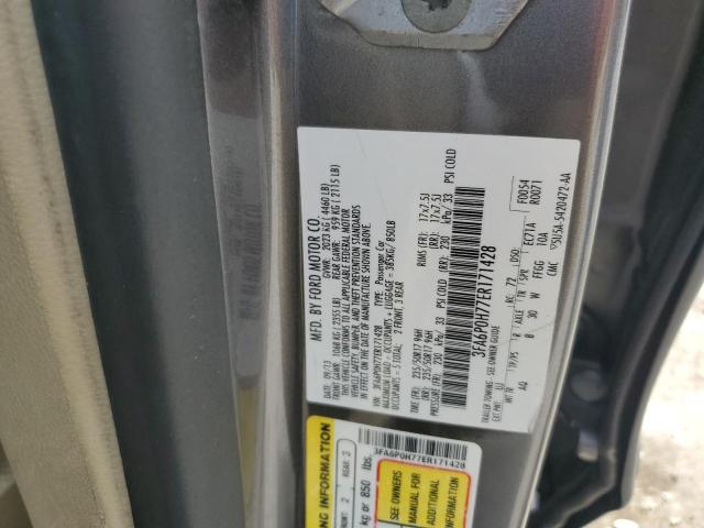 2014 FORD FUSION SE - 3FA6P0H77ER171428