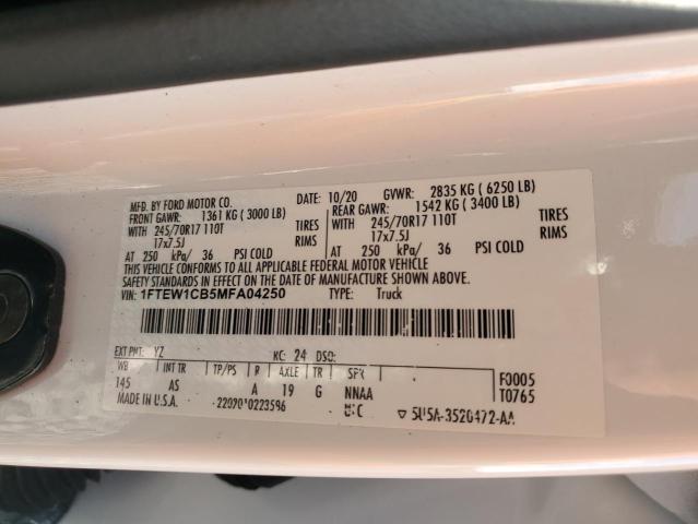 2021 FORD F150 SUPER #3294059265