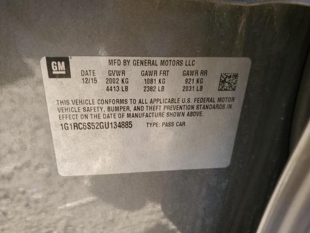 2016 CHEVROLET VOLT LT #3304870542