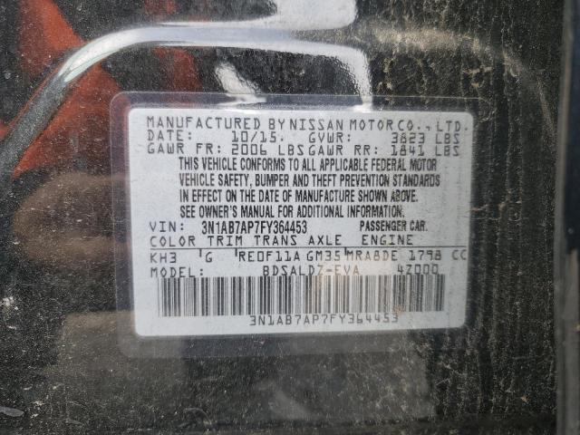 2015 NISSAN SENTRA 3N1AB7AP7FY364453