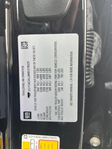 2021 CADILLAC ESCALADE S 1GYS4GKL8MR379029