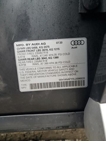 2020 AUDI Q5 PREMIUM #3309439963