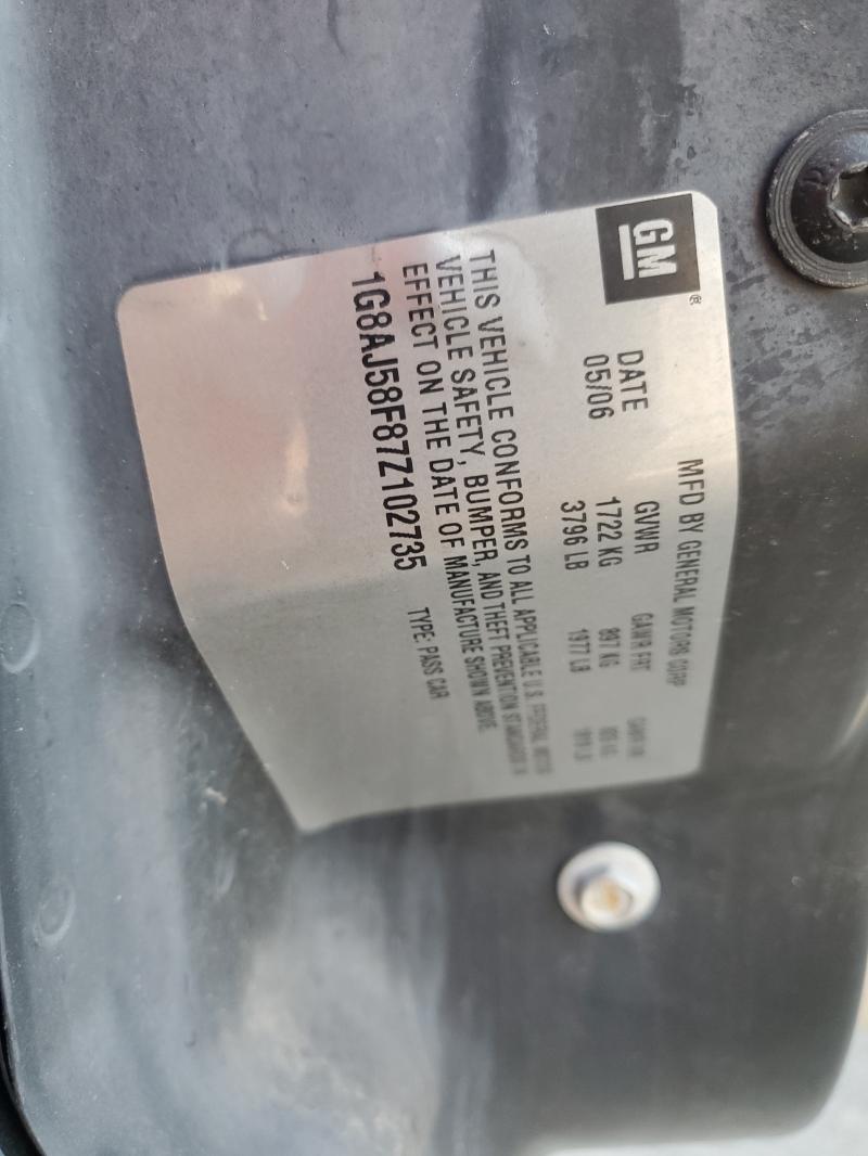 2007 SATURN ION LEVEL #3296530329