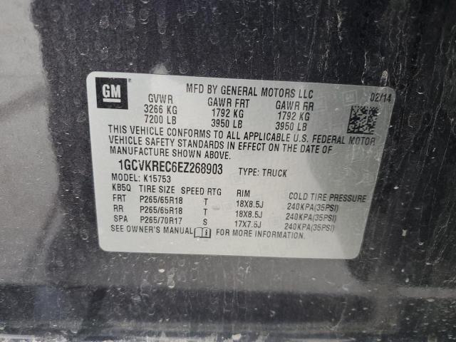 2014 CHEVROLET SILVERADO - 1GCVKREC6EZ268903