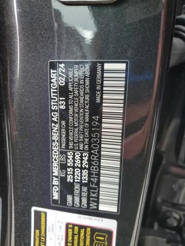 2024 MERCEDES-BENZ E 350 4MAT W1KLF4HB6RA035194