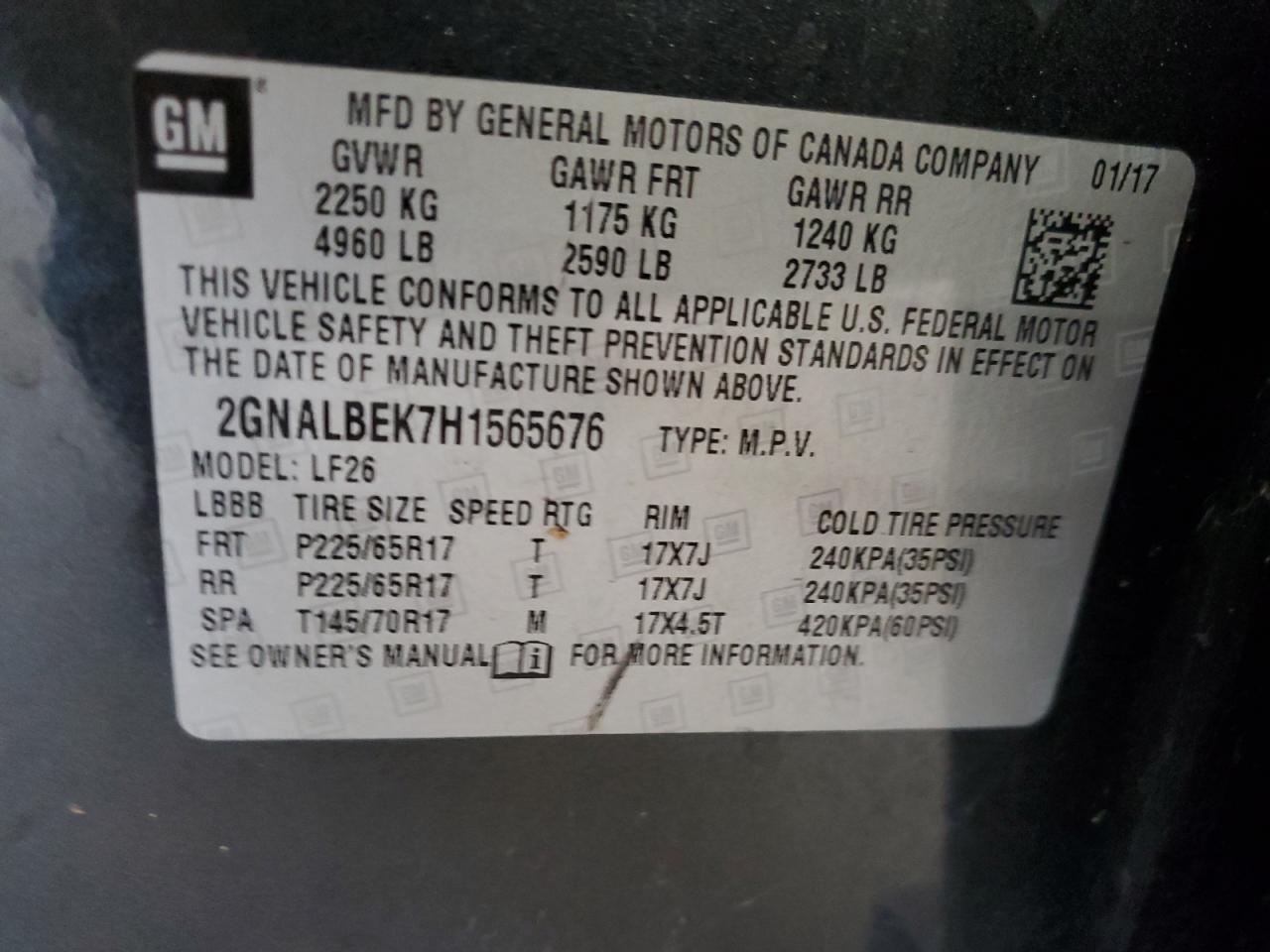 CHEVROLET EQUINOX LS