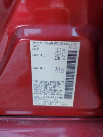 2013 NISSAN ALTIMA 2.5 - 1N4AL3AP9DN489599