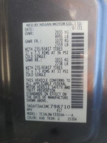 2021 NISSAN ROGUE S #3297127490