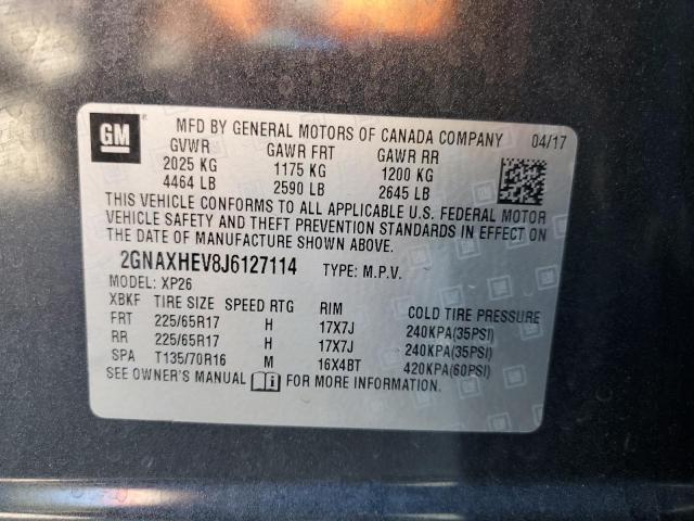 2018 CHEVROLET EQUINOX LS - 2GNAXHEV8J6127114