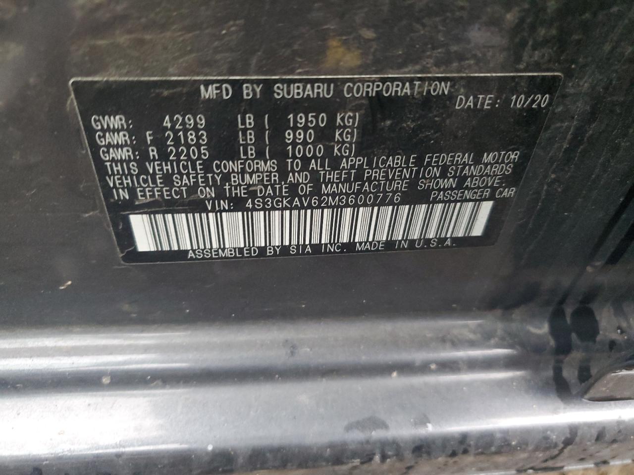 SUBARU IMPREZA PREMIUM