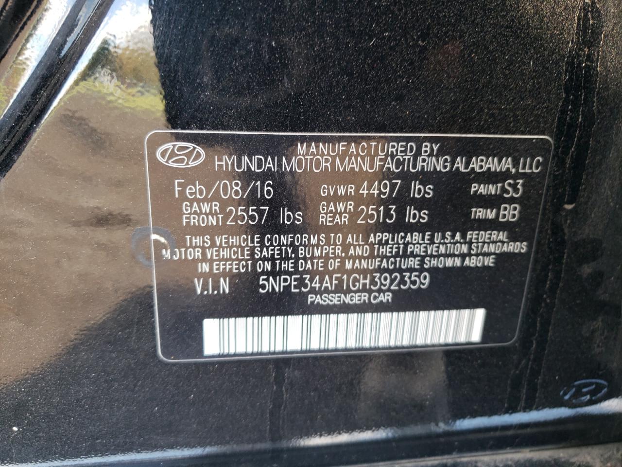 HYUNDAI SONATA SPORT