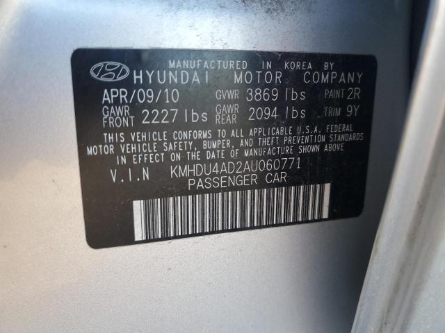 2010 HYUNDAI ELANTRA BL #3286663300