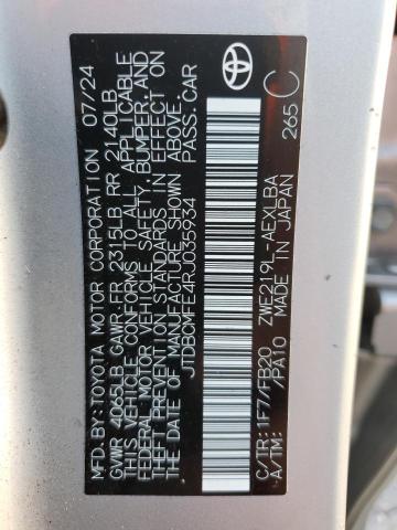 2024 TOYOTA COROLLA LE #3301751398