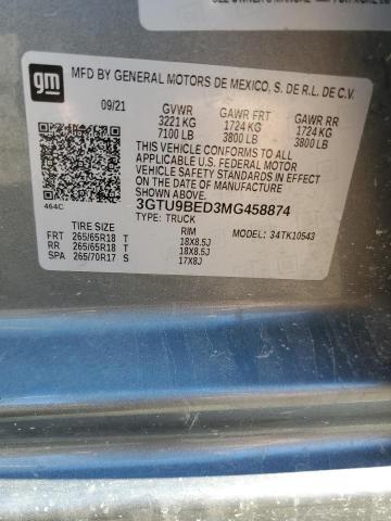 2021 GMC SIERRA K1500 SLE #3278755623