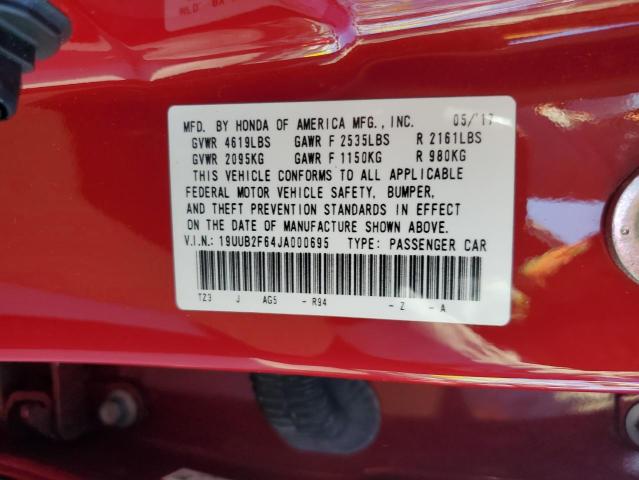 2018 ACURA TLX TECH+A - 19UUB2F64JA000695