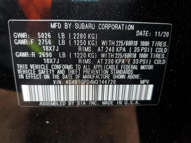 2021 SUBARU OUTBACK TO #3283775433
