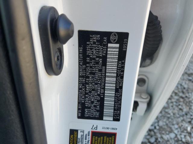 2016 TOYOTA CAMRY LE #3309373971