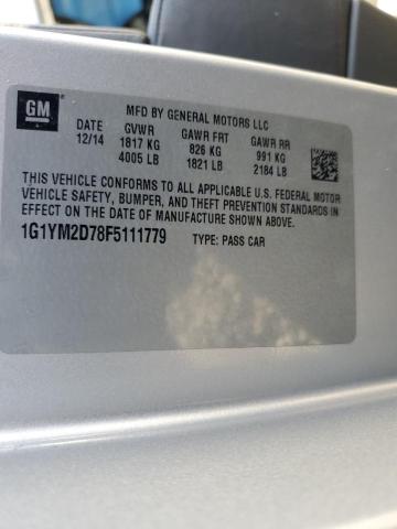 2015 CHEVROLET CORVETTE S - 1G1YM2D78F5111779