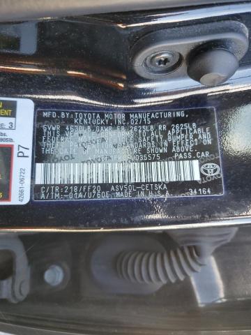 2015 TOYOTA CAMRY LE #3318070368