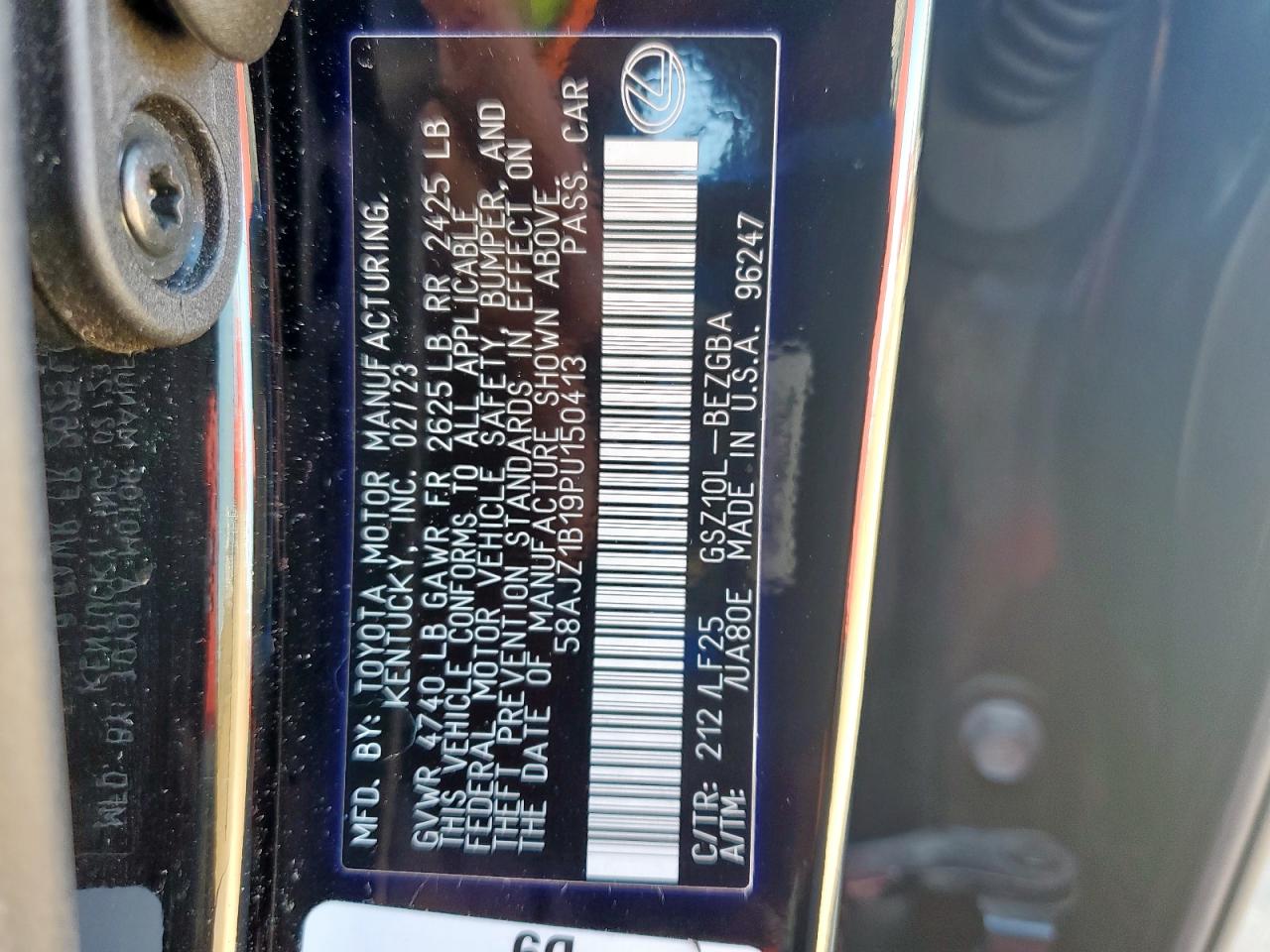 LEXUS ES 350 F SPORT HANDLING