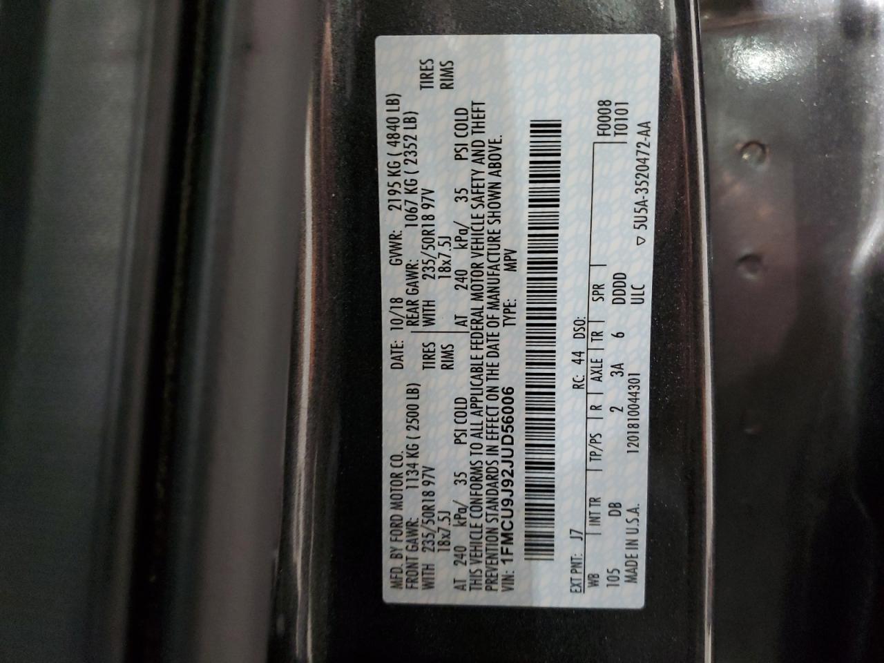 FORD ESCAPE TITANIUM