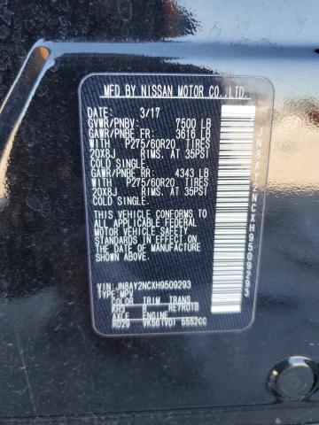 2017 NISSAN ARMADA SV JN8AY2NCXH9509293