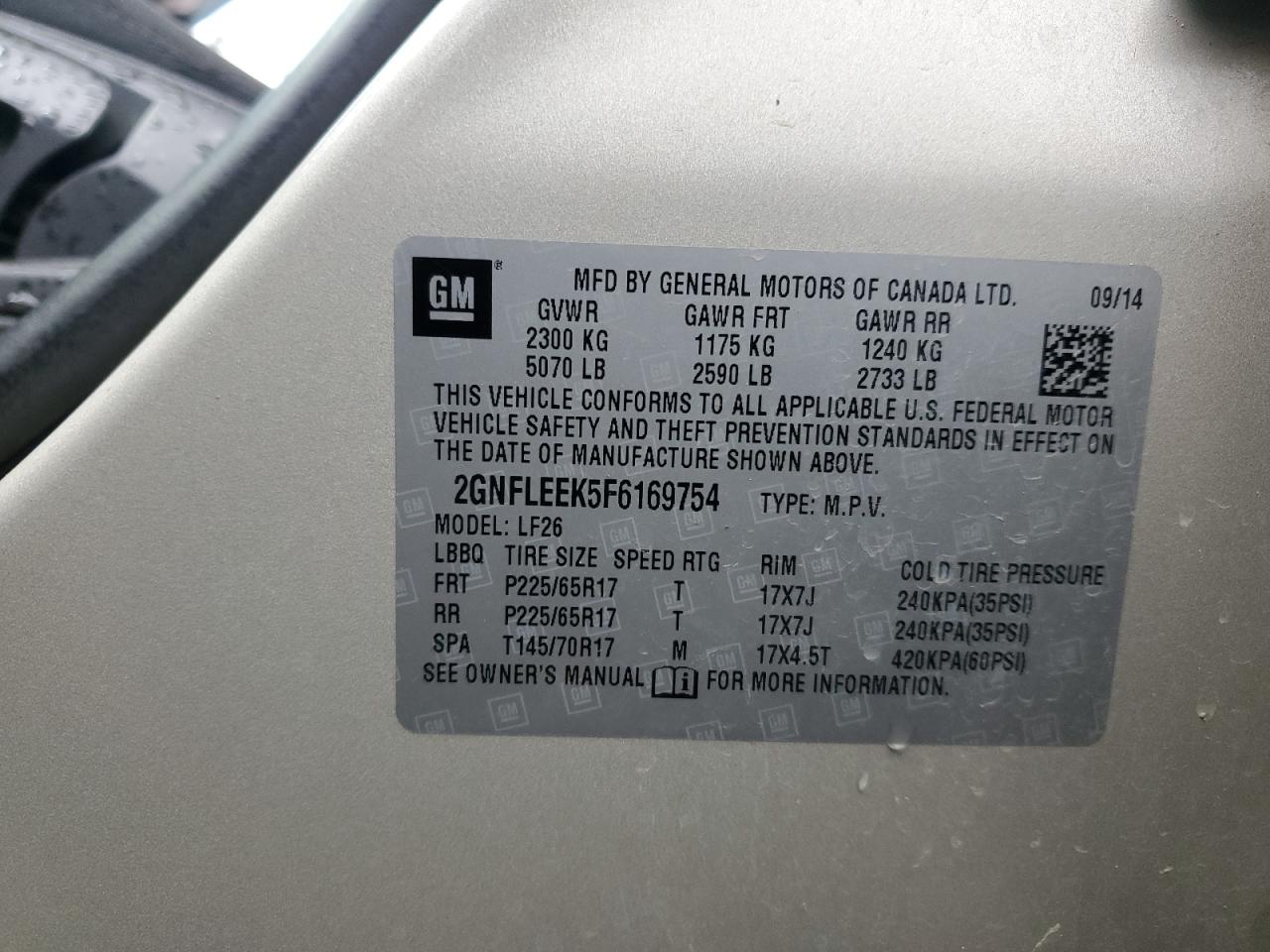 CHEVROLET EQUINOX LS