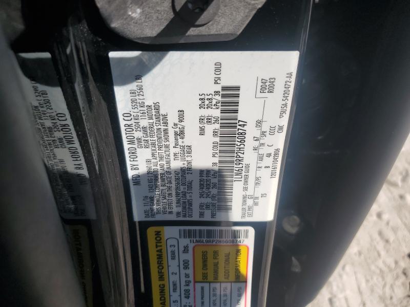 2017 LINCOLN CONTINENTA - 1LN6L9RP2H5608747