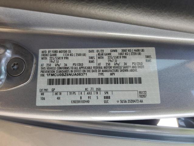 2022 FORD ESCAPE SE #3291473947