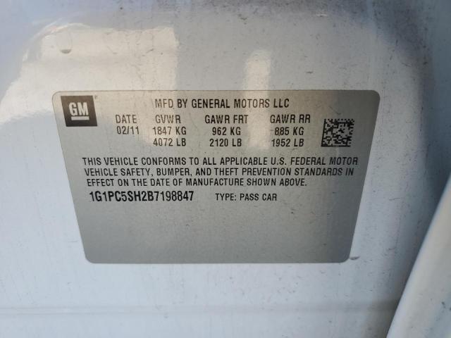 2011 CHEVROLET CRUZE LS - 1G1PC5SH2B7198847