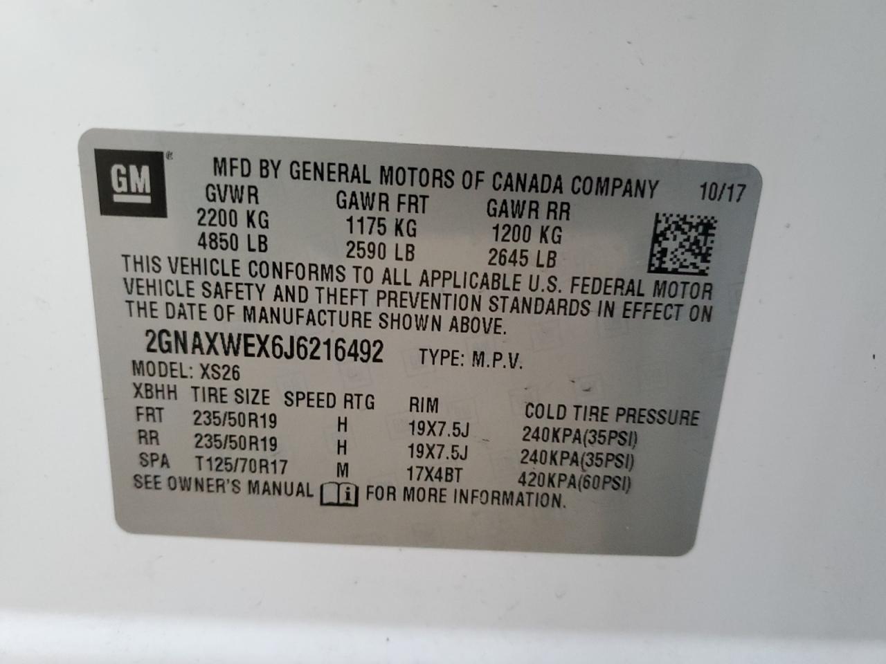 CHEVROLET EQUINOX PREMIER