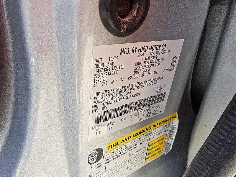 2016 FORD EXPEDITION - 1FMJU1HT7GEF12974