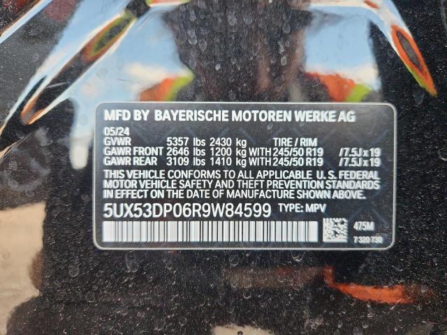 2024 BMW X3 5UX53DP06R9W84599