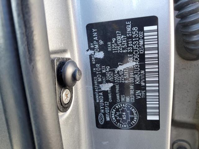 2012 HYUNDAI TUCSON GLS - KM8JU3AC6CU531358