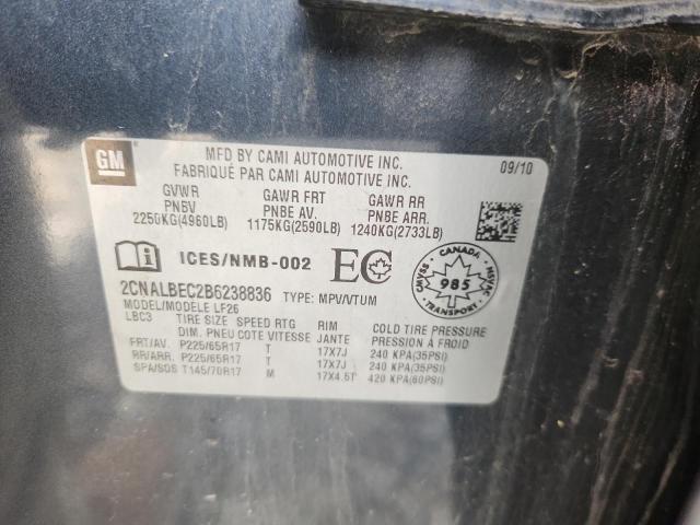 2011 CHEVROLET EQUINOX LS - 2CNALBEC2B6238836