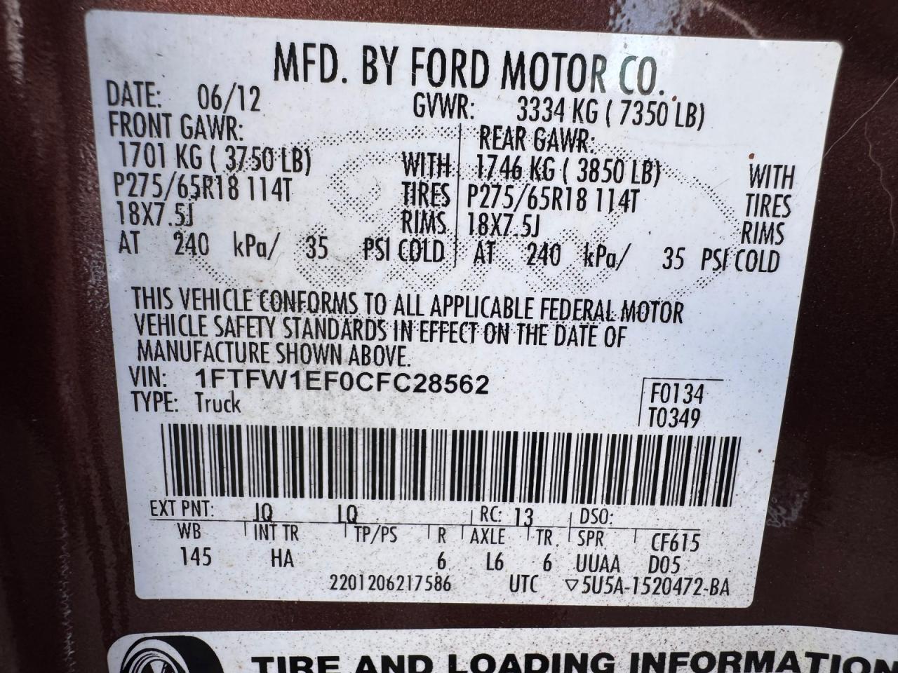 FORD F-150 SUPERCREW