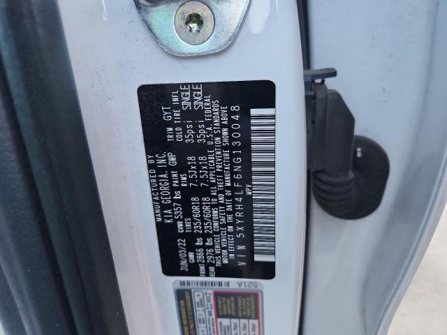 2022 KIA SORENTO EX 5XYRH4LF6NG130048