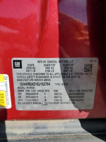 2014 CHEVROLET TRAVERSE L - 1GNKRGKD1EJ162784