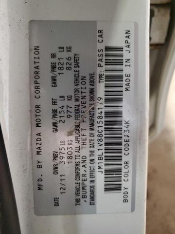 2012 MAZDA 3 I #3301983439