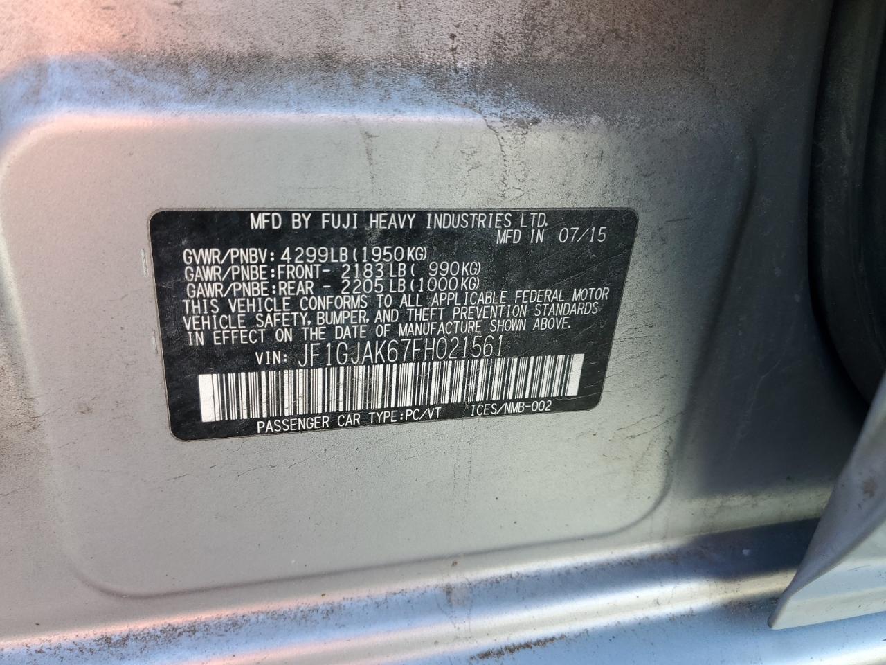 SUBARU IMPREZA PREMIUM PLUS